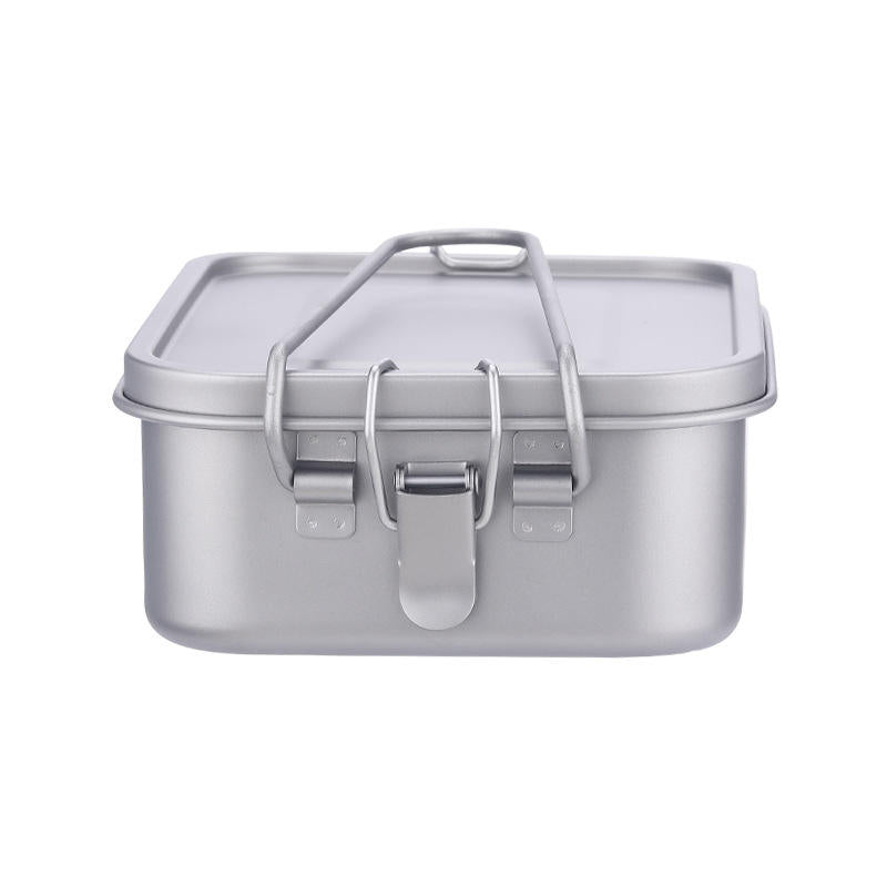 CHOKHA Pure Titanium Outdoor Lunch Box – 1200ml, Lightweight 270g, Sealed Bento Cookware for Camping, Hiking & Picnic