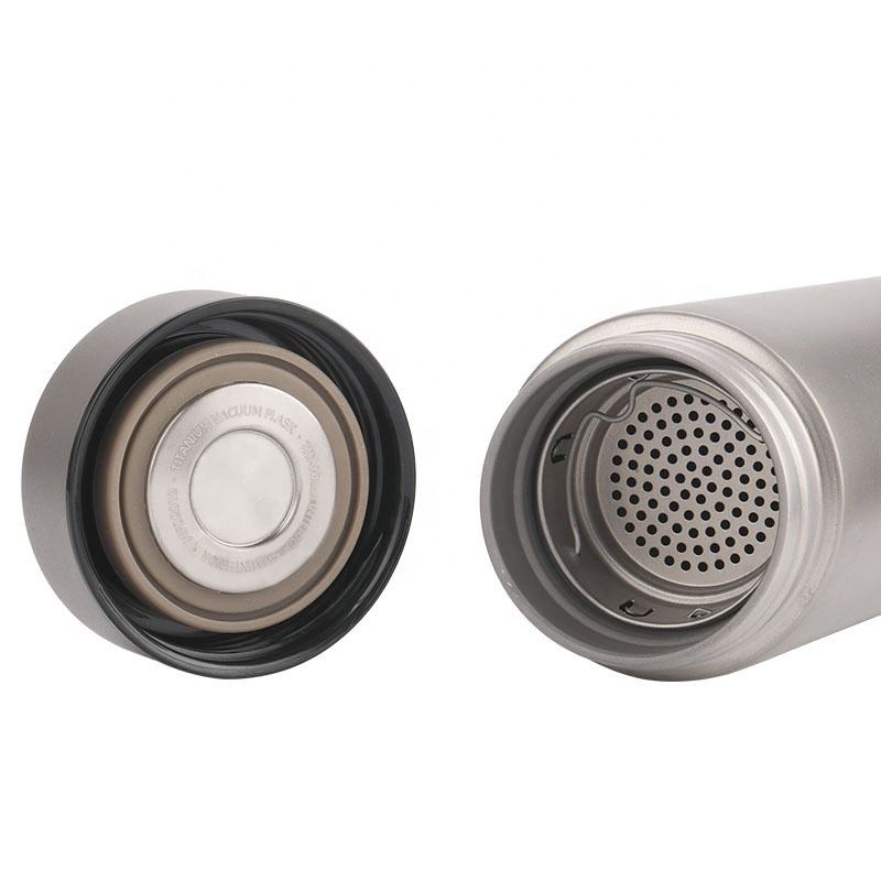 Chokha Pure Titanium Thermos Cup – 420ml | BPA-Free Double Wall Vacuum Water Bottle