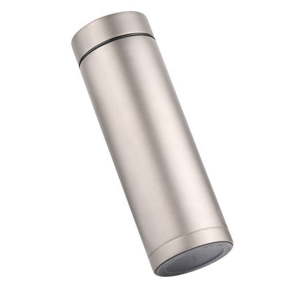 Chokha Pure Titanium Thermos Cup – 420ml | BPA-Free Double Wall Vacuum Water Bottle