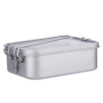 CHOKHA Pure Titanium Outdoor Lunch Box – 1200ml, Lightweight 270g, Sealed Bento Cookware for Camping, Hiking & Picnic