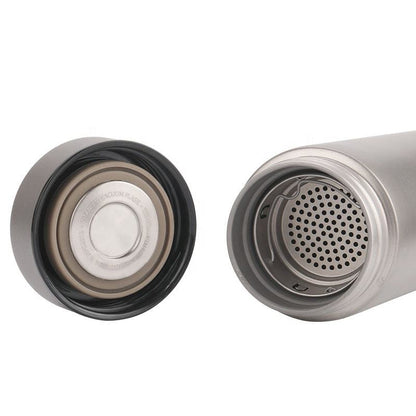 Chokha Pure Titanium Thermos Cup – 420ml | BPA-Free Double Wall Vacuum Water Bottle