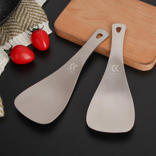 CHOKHA Pure Titanium Spatula – Lightweight Rice Shovel for Camping, Cooking, Outdoor & Kitchen Use
